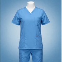 Tenues d'infirmière personnalisées respirantes, écologiques et de haute qualité, ensembles de blouses médicales en coton et polyester pour hôpitaux et spas