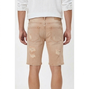Shorts en jean personnalisés pour hommes, décontractés, longueur genou, en coton, vêtements d'été, fabricant - Product Image 3