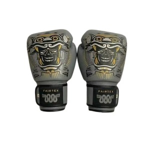 Oem Professional Boxing Gloves Leather Hand <b>Drawn</b> Fairtex Design Lace-up Wrist Martial <b>Arts</b> Gear Adult 14 Years Up Gloves - Product Image 4