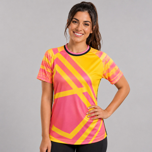 Camiseta de Fútbol Sublimada para Mujer, Camisetas de Fútbol de Primera Calidad, Ropa Deportiva para Mujer, Camiseta de Fútbol - Product Image 1