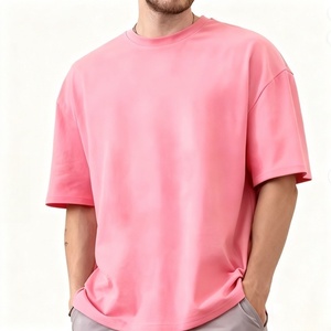 High Quality Cotton StreetWear Formal O-Neck <b>Silk</b> Screen Printed Anti-Pilling Custom 230g Heavyweight Premium Oversized <b>T</b>-<b>shirt</b> - Product Image 2