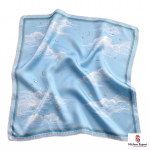 Pañuelo Corto Estampado Premium, Fabricante Textil OEM ODM de Marca Blanca Personalizada, Proveedor de Accesorios de Moda para Exportación - Product Image 1