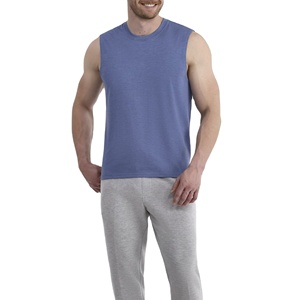 Wholesale Sleeveless Tank Tops for Men Women Custom Sports Shirt Lightweight Breathable Gym Fitness Workout <b>Clothing</b> - Product Image 1