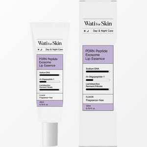 Suero labial con péptidos en frasco de vidrio, K-Beauty coreano, Whatiforskin PDRN Peptide Exosome Lip Essence, hecho en Corea, cuidado de la piel - Product Image 3