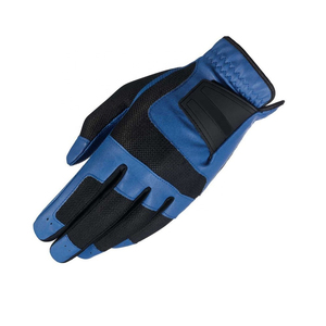 Guantes de Golf de Talla Grande Personalizados, Guantes de Golf de Cuero Rojo y Azul de la Mejor Calidad, Cómodos, con Diseño Personalizado Hecho en Pakistán - Product Image 4
