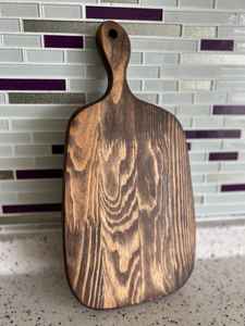 Planche à découper en bois de qualité supérieure, surface de découpe artisanale de forme personnalisée, design antidérapant, idéale pour la cuisine, la viande et les légumes - Product Image 6