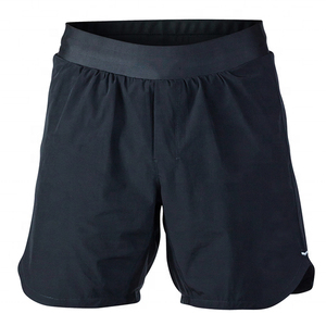 Shorts de sport MMA pour hommes, blanc uni, séchage rapide, imperméables, écologiques, avec poches, taille élastique, longueur mi-cuisse, tissu en toile - Product Image 3
