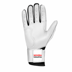 NOVERA INDUSTRIES 2026 Custom Logo Professional Leather <b>Baseball</b> Batting <b>Gloves</b> Right/Left Hand Training OEM ODM Private Label - Product Image 3