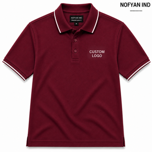 Fabricant de polos personnalisés OEM, polos en coton piqué de qualité supérieure, étiquette privée, broderie personnalisée, impression à l'écran - Product Image 1