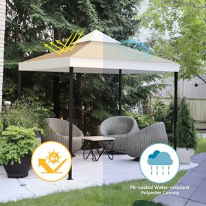 Tenda 2T 8x8ft con Tetto Rosso, Pergola e Gazebo - Categoria Prodotti - Product Image 6