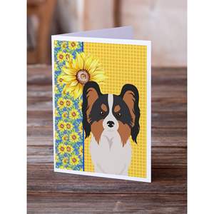 ซองการ์ด A7กระดาษโน้ต8แผ่นกระดาษโน้ตขนาด5x7สำหรับใส่บัตรอวยพรลายดอกทานตะวันฤดูร้อน - Product Image 2