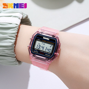 Montre <span class=keywords><strong>Skmei</strong></span> 2056, montre <span class=keywords><strong>sport</strong></span> décontractée, résistante à l'eau, électronique, carrée, multifonction, affichage LED numérique, lumineuse, pour homme - Product Image 2