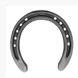 Fer à cheval en alliage d'aluminium forgé en U pour course hippique, avec 5 clous, taille n°8 - Product Image 4
