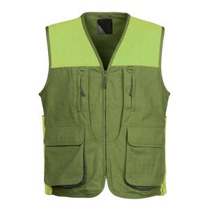 Summer Hunting <b>Vest</b> for Adults-Tactical Outdoor Utility with <b>Multi</b> Pockets Custom Chest <b>Pack</b> & Logo Sleeveless PolyesterCotton - Product Image 1