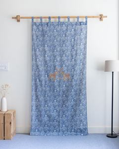 Nouveauté Rideaux en coton imprimés personnalisés faits à la main à motifs floraux, parfaits pour les magasins d'ameublement - Product Image 5