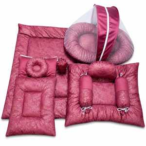 Baby <b>Bedding</b> Set <b>Quilted</b> Cushion Collection Removable Washable 100% Polyester Hollow Fiber Filled Nursery Sleep Support - Product Image 4