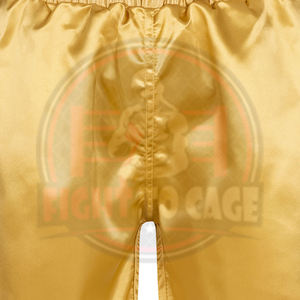 กางเกงชกมวยสีดำทองตัดกัน พร้อมโลโก้สั่งทำ OEM/ODM คุณภาพสูงสุด ผลิตจากโพลีเอสเตอร์ระบายอากาศได้ดี เหมาะสำหรับการฝึกซ้อมในฤดูใบไม้ร่วง - Product Image 4