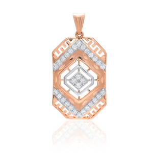 14K Rose Gold Gents Pendant Regular Size Real Gold Neck <b>Locket</b> For Men Elegant Solid Charm Fine Jewelry Male Classic Luxury - Product Image 2