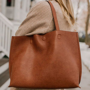 Bolso de Mano Clásico de Cuero para Oficina - Product Image 1