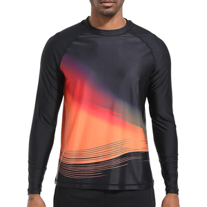 Maillots de compression pour enfants à manches longues, personnalisables avec logo, protection UV, pour surf, BJJ, MMA, imprimés numériquement, respirants, sans coutures, unisexe, Rash Guard - Product Image 5