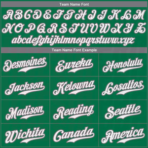 Custom Kelly Green White-Gray Authentic St. Patrick’s Day <b>Baseball</b> Jersey Sublimation Printing Custom Logo Color Customization - Product Image 6