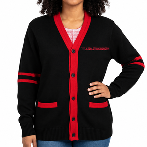 Suéteres Sigma Gamma Rho con Cuello en V de Alta Calidad en Oferta para Universidades y Colegios, Chaquetas de Punto con Logotipos - Product Image 1