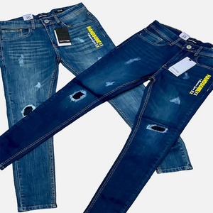 Curvy Fit <b>Jeans</b> for Men Wholesale New Fashion Straight Men Clothing Spandex <b>Jeans</b> Pants High <b>Elasticity</b> Casual <b>Jeans</b> - Product Image 3