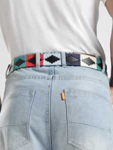 Ceinture Polo en Cuir Véritable Haut de Gamme Tressée à la Main Traditionnelle Robuste en Cuir de Vachette Véritable Étui pour Sacs LPB-0082 - Product Image 5
