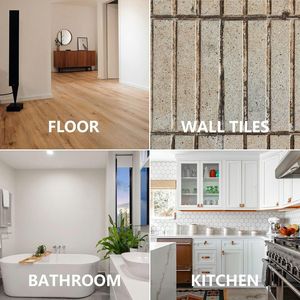 Spazzola per Pulizia Multiuso Resistente, Bianca, di Piccole Dimensioni, con Setole in Nylon Rigido - Product Image 3