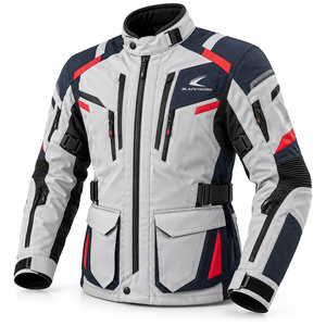 Chaqueta de Seguridad para Motocicleta de Cuero, Transpirable y Resistente al Viento, para Hombre, Tallas Grandes, Colores Personalizables, Logotipo y Etiqueta Totalmente Personalizables - Product Image 1