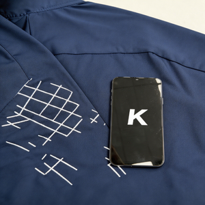 Sweat-shirt bleu pour <span class=keywords><strong>homme</strong></span> à demi-zip, imprimé, protection solaire, veste de sport, séchage rapide, manches longues, respirant, extensible dans quatre directions - Product Image 3