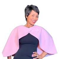 Capelet vintage Jack and Jill rose pour femme, élégant, à manches courtes, style rétro classique, châle pour événements formels, accessoire de mode