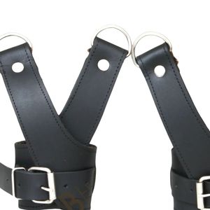 Kit de démarrage pour bondage en cuir véritable imperméable et écologique Black Sheep avec menottes, collier, paddle, poids 1 kg - Product Image 5