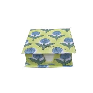 Carnet de notes en tissu de coton fait main de luxe, imprimé au bloc, brodé, couleurs personnalisables, logo personnalisé, journal unique - Product Image 6