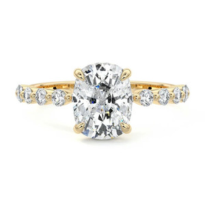 Vaayu Jewels VJ4669 IGI Certified Lab Grown Cushion Cut Diamond Engagement Wedding Ring Side <b>Stones</b> 10K/14K/18K Gold 925/935 - Product Image 2