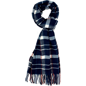 Écharpe de football d'hiver personnalisée de haute qualité avec logo, en jacquard acrylique tricoté, à franges, légère et rétente de chaleur - Product Image 2