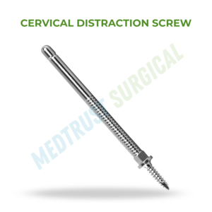 Tornillo de distracción cervical estándar, instrumento quirúrgico neurocirúrgico para la distracción de la columna cervical anterior - Product Image 2