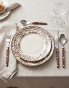 Ensemble de couverts en argent de qualité supérieure avec manche en bois, élégant pour la cuisine et la salle à manger, vaisselle moderne, durable, élégant, essentiels pour la maison - Product Image 4