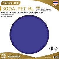 Pot en plastique PET bleu écologique de qualité alimentaire avec couvercle à vis, recyclable, pour desserts, gâteaux, café, emballage ISO 9001 HACCP GHPS THAI