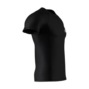 T-shirts de sport pour hommes de haute qualité, logo personnalisé, taille et couleur au choix, vêtements de fitness respirants, anti-transpiration, coupe ajustée. - Product Image 6