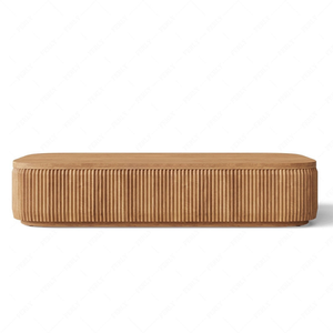 Conjunto de Sofás Modernos para Patio Exterior con Ratán Sintético y Madera, Cojines Suaves, Mesa de Centro Elegante y Diseño Resistente a la Intemperie - Product Image 6