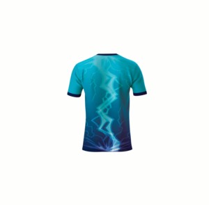 T-shirt élégant à logo frontal par sublimation, matière respirante 180g, design décontracté pour activités de plein air et voyages - Product Image 3