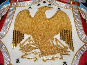 Insignias bordadas con hilo de oro, hechas a medida, para coser o planchar, bandera bordada con hilo de oro hecha a mano. - Product Image 5