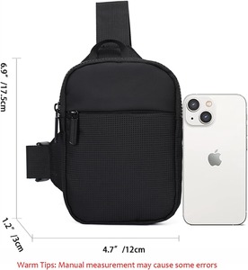 Unisex Adult <b>Small</b> Crossbody Messenger Bag Durable Crossbody <b>Backpack</b> daypack for Men Women - Product Image 3