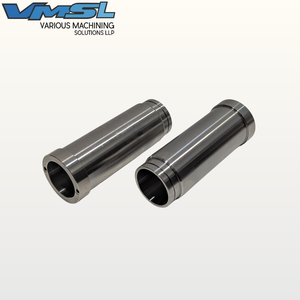 Casquillo de Eje de Acero Inoxidable de Precisión con Ranura para Junta Tórica y Orificios Perforados Cruzados, Mecanizado CNC Personalizado - Product Image 2