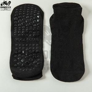 Nuevas llegadas: Calcetines de agarre sin costuras con logo personalizado, calcetines de yoga antideslizantes para pilates, calcetines de compresión de algodón tipo tubo, calcetines de rizo. - Product Image 5