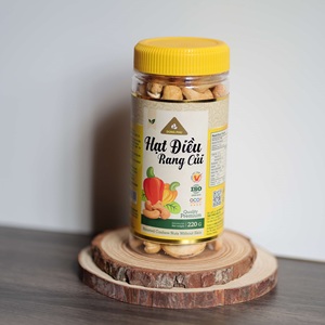 Noix de cajou grillées W180 220g en pot avec couvercle jaune - Goût beurré et salé unique, Dong Phu Vietnam, biologique, premium, certifié ISO, prêt à consommer - Product Image 5