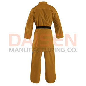 Kimono de karaté unisexe 100% coton, durable, teinture unie, taille adulte, coupe classique, vêtements d'arts martiaux en stock - Product Image 3
