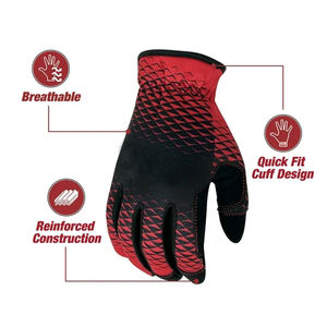 Gants de travail anti-coupure en cuir de qualité supérieure pour mécaniciens, nouvelle arrivée, haute visibilité, doublés, gants de sécurité pour mécaniciens - Product Image 2