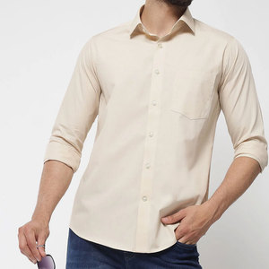 Fashionable Breathable Button Down <b>Shirts</b> 100% Cotton Eco-Friendly Anti-Wrinkle Relaxed Fit Stylish Daily Look - Product Image 1